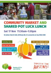 Community Market & Shared "pot luck" lunch @ St John's Church Hall, Brittany Road, St Leonards, TN38 0RD | United Kingdom