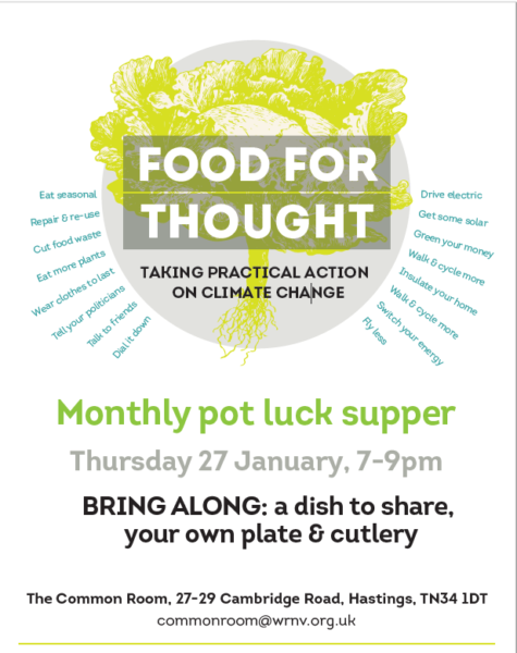 Monthly Pot Luck Supper @ The Common Room