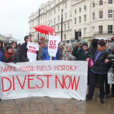 Divestment action Hastings Town Centre