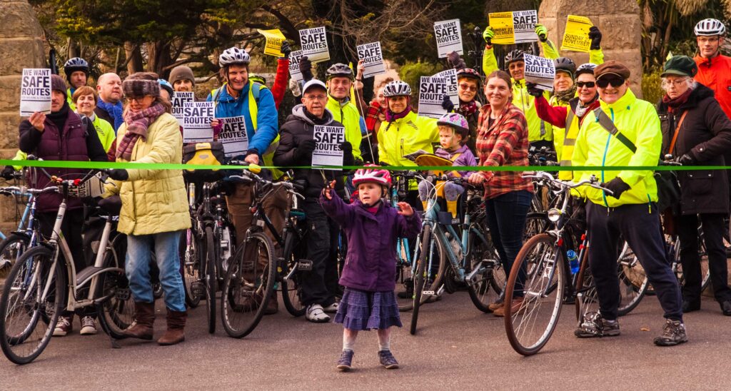 Cycle Protest Alexandra Park