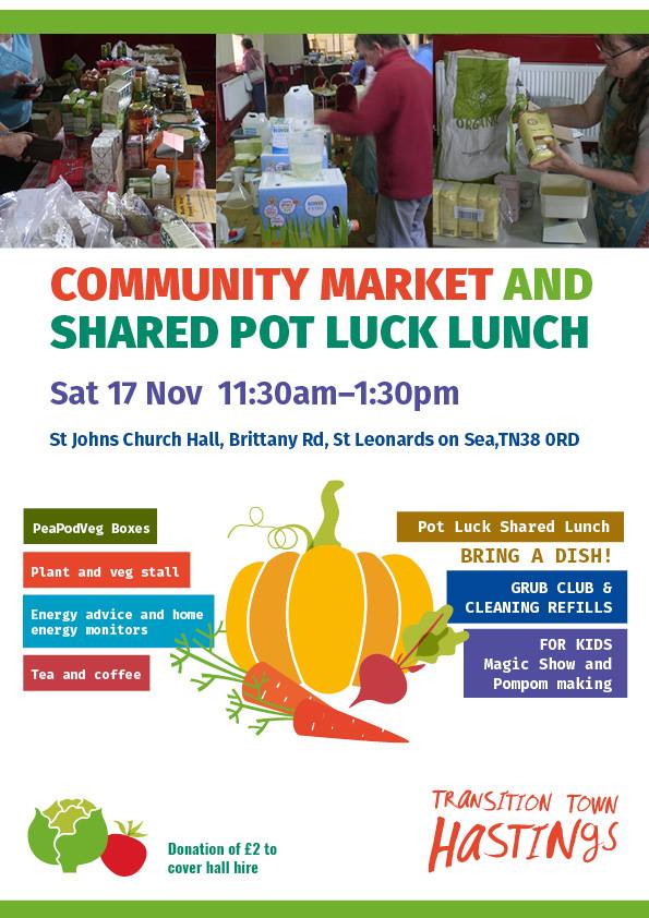 Pot Luck Lunch and Bulk Food event