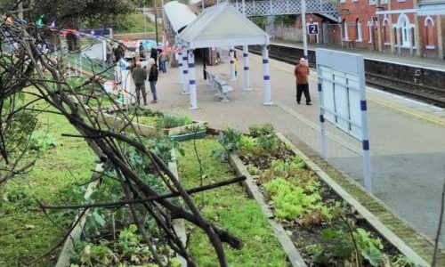 Community Garden at Warrior Square Station